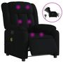 Voir la diapositive 2 : VIDAXL Fauteuil de massage inclinable electrique Noir Tissu
