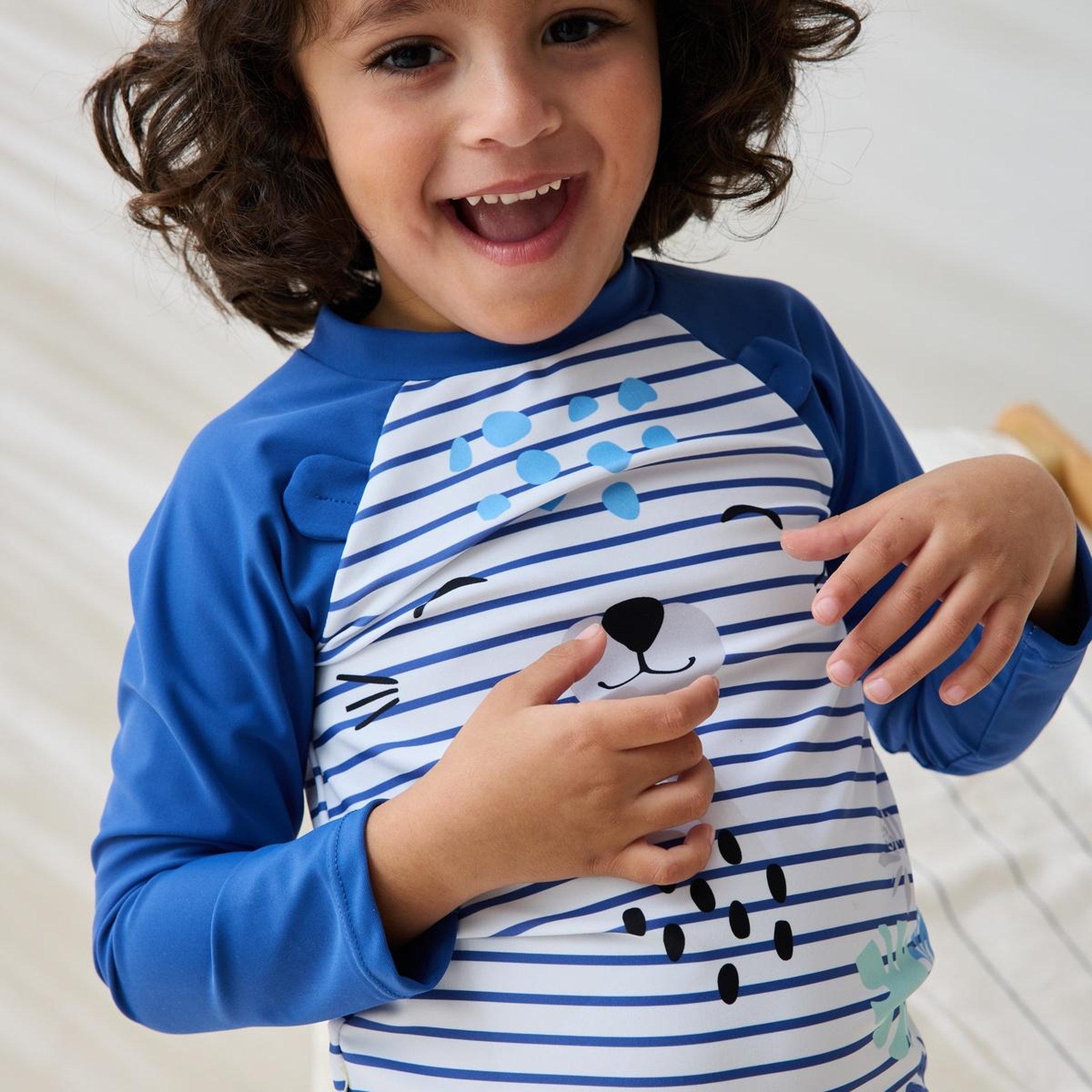 Voir la diapositive 4 : Petit Béguin T-shirt de bain bébé protection uv brasilia