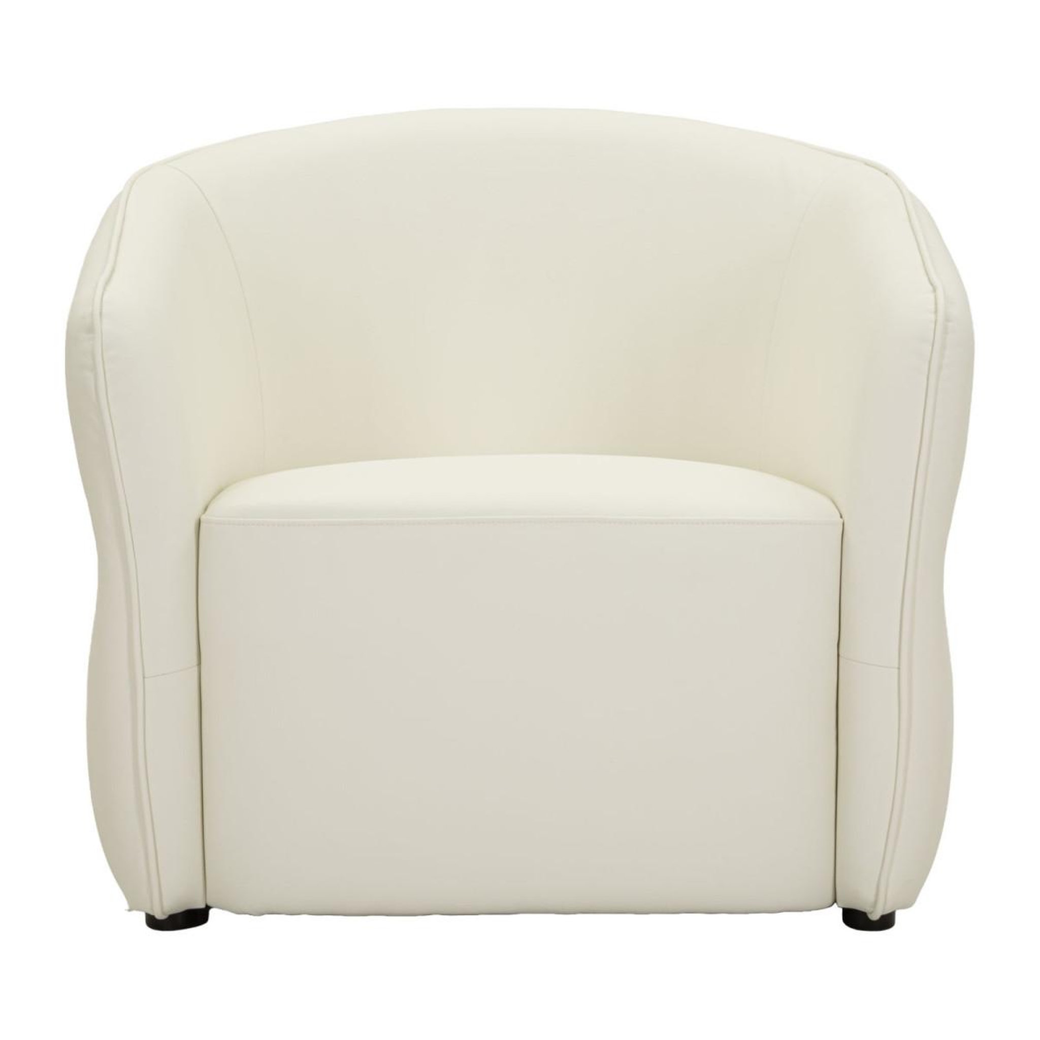Voir la diapositive 2 : Paris Prix Fauteuil Design  Minsk  86cm Blanc & Or