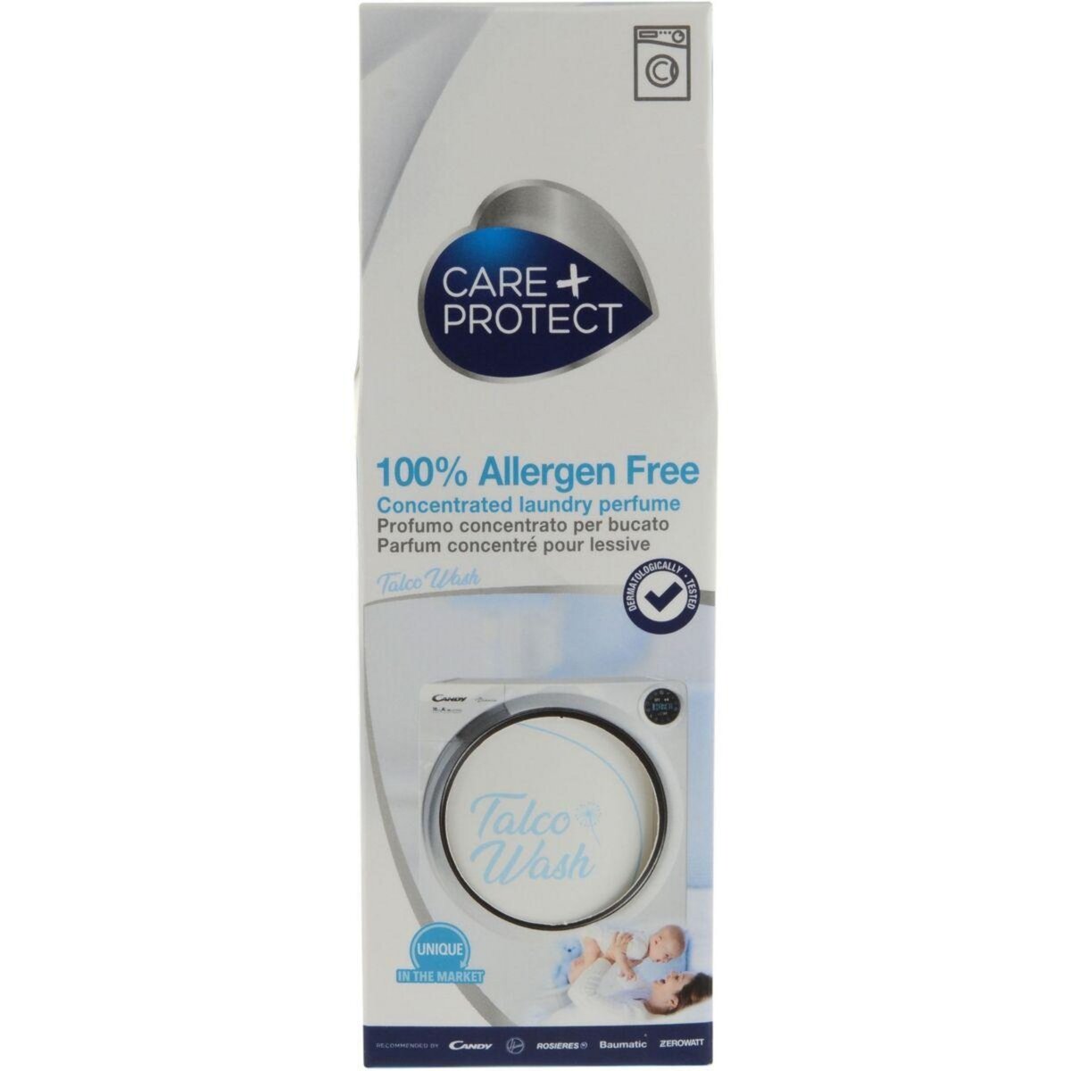 CARE PROTECT Parfum de linge pour lave-linge / Talco Wash (Testé derm
