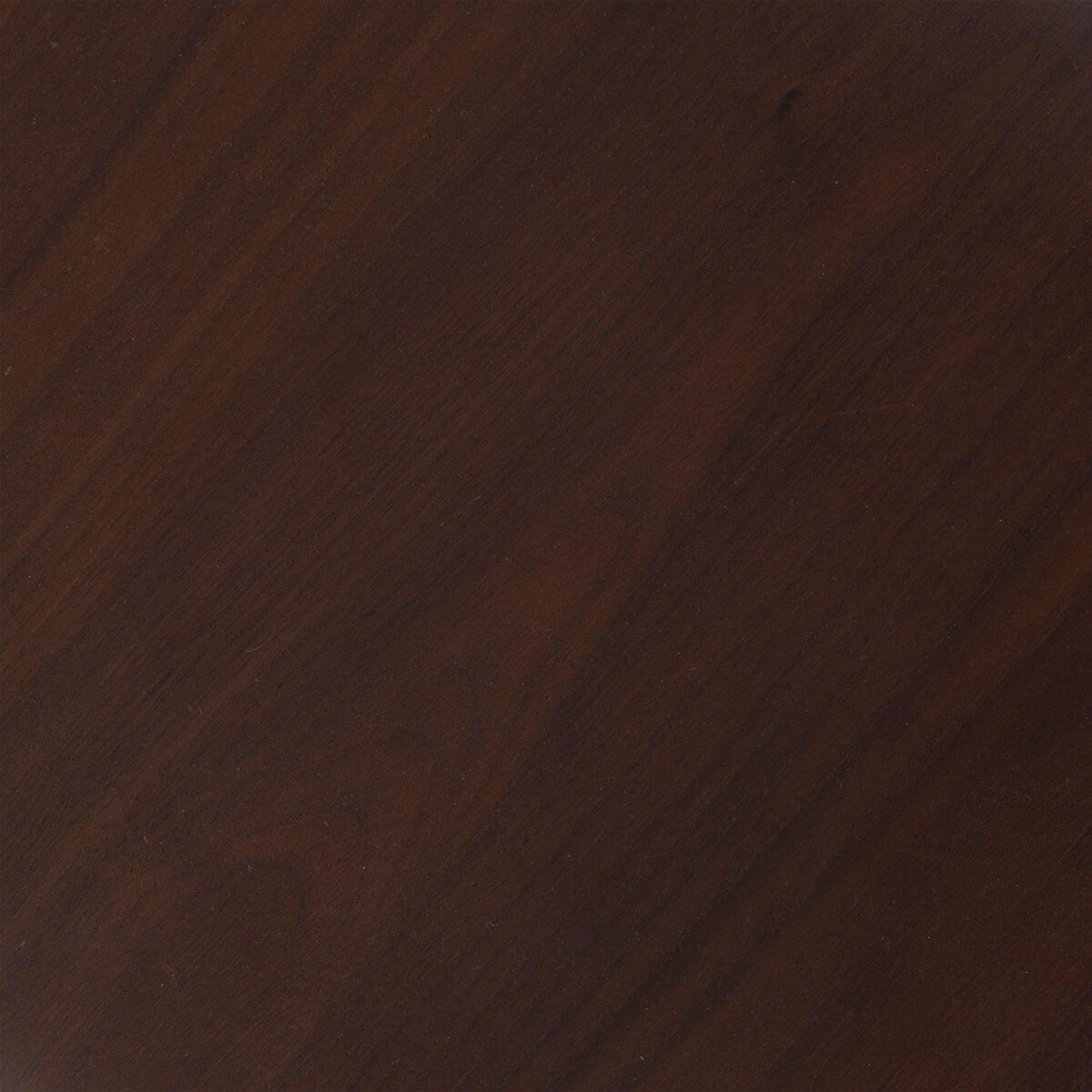 TOILINUX Lot de 4 chaises pieds métal assise en bois massif OURO - Marron foncé