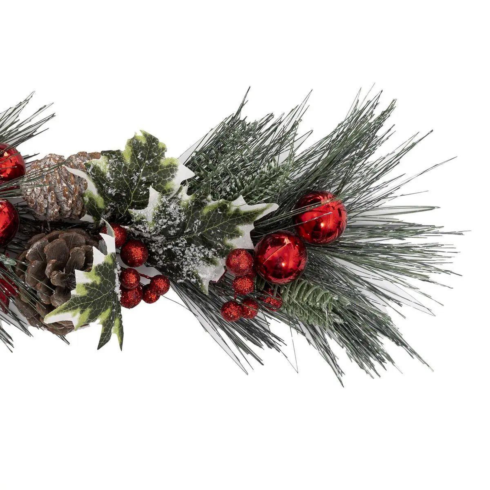 Voir la diapositive 2 : ATMOSPHERA Guirlande de noël  féerie folk  100cm vert
