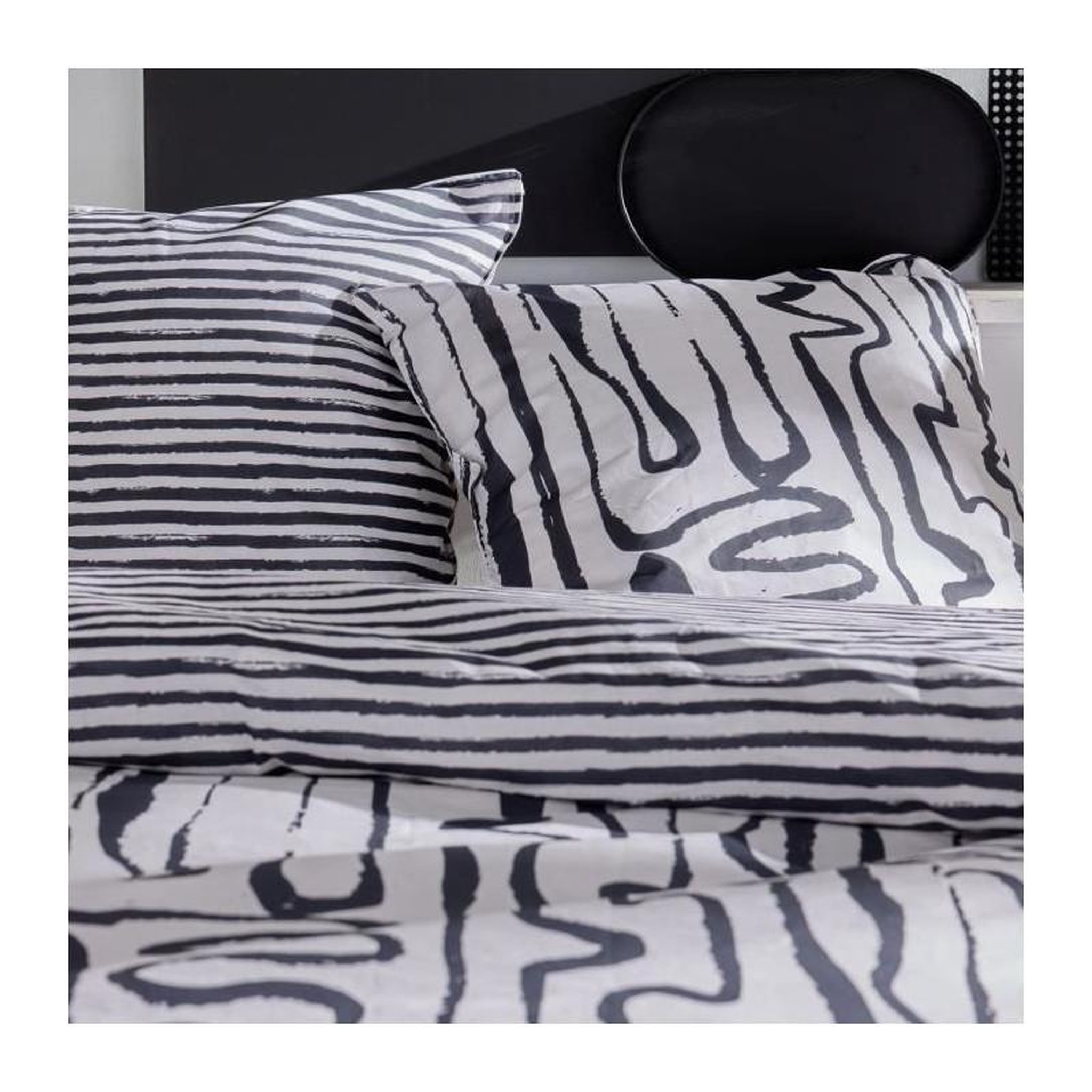 Voir la diapositive 2 : Today Parure de couette - TODAY - Sunshine 17.31 - 220x240cm - 2 personnes - Imprimée - Coton 57 fils