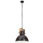 Voir la diapositive 5 : VIDAXL Lampe suspendue industrielle 25 W Noir Rond 30 cm E27