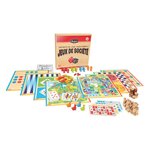 JeuJura Coffret de jeux de société traditionnels - Coffret en bois : 150 règles