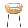 Voir la diapositive 4 : Paris Prix Chaise Design en Rotin  Keni  80cm Naturel