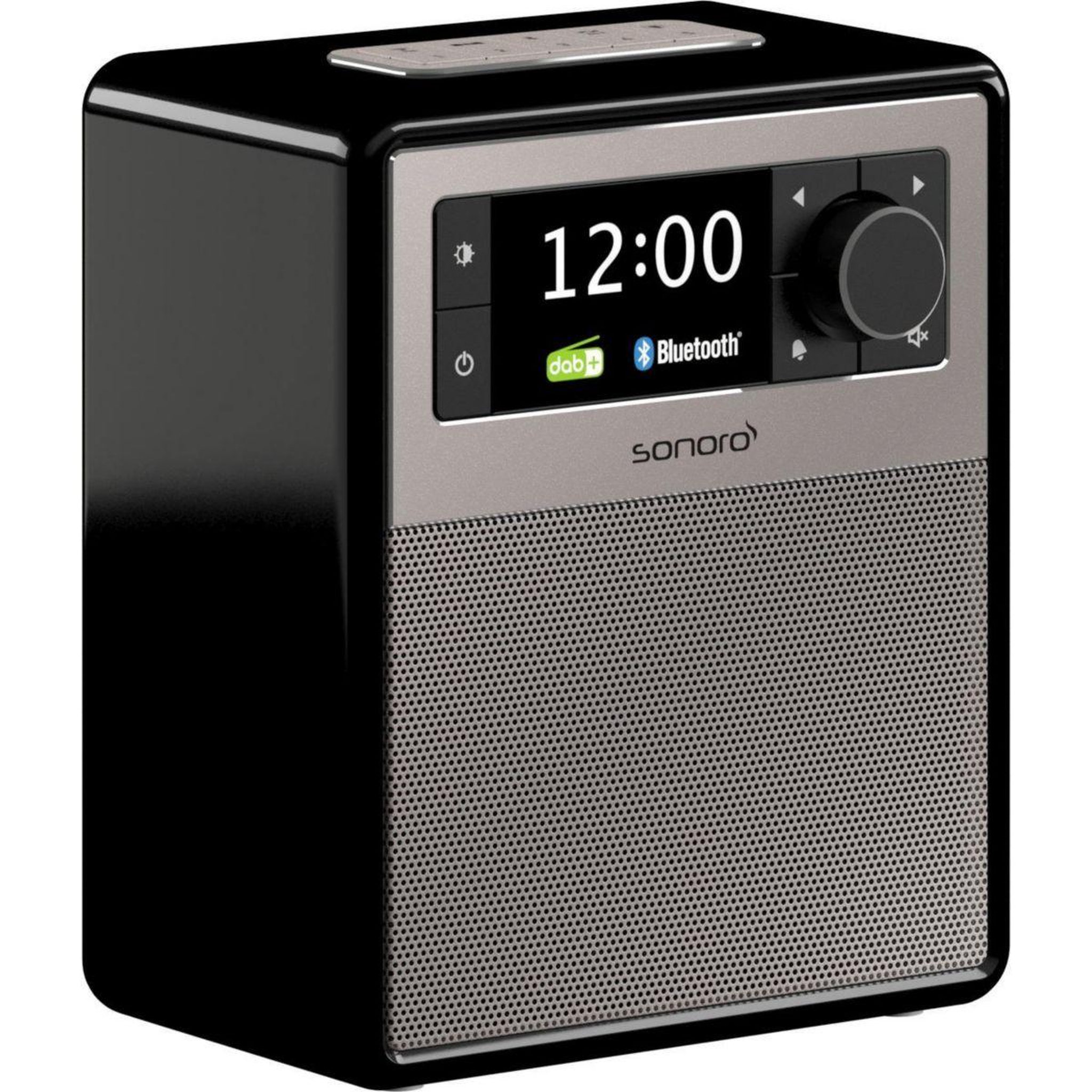 Voir la diapositive 5 : SONORO Radio réveil EASY Noir