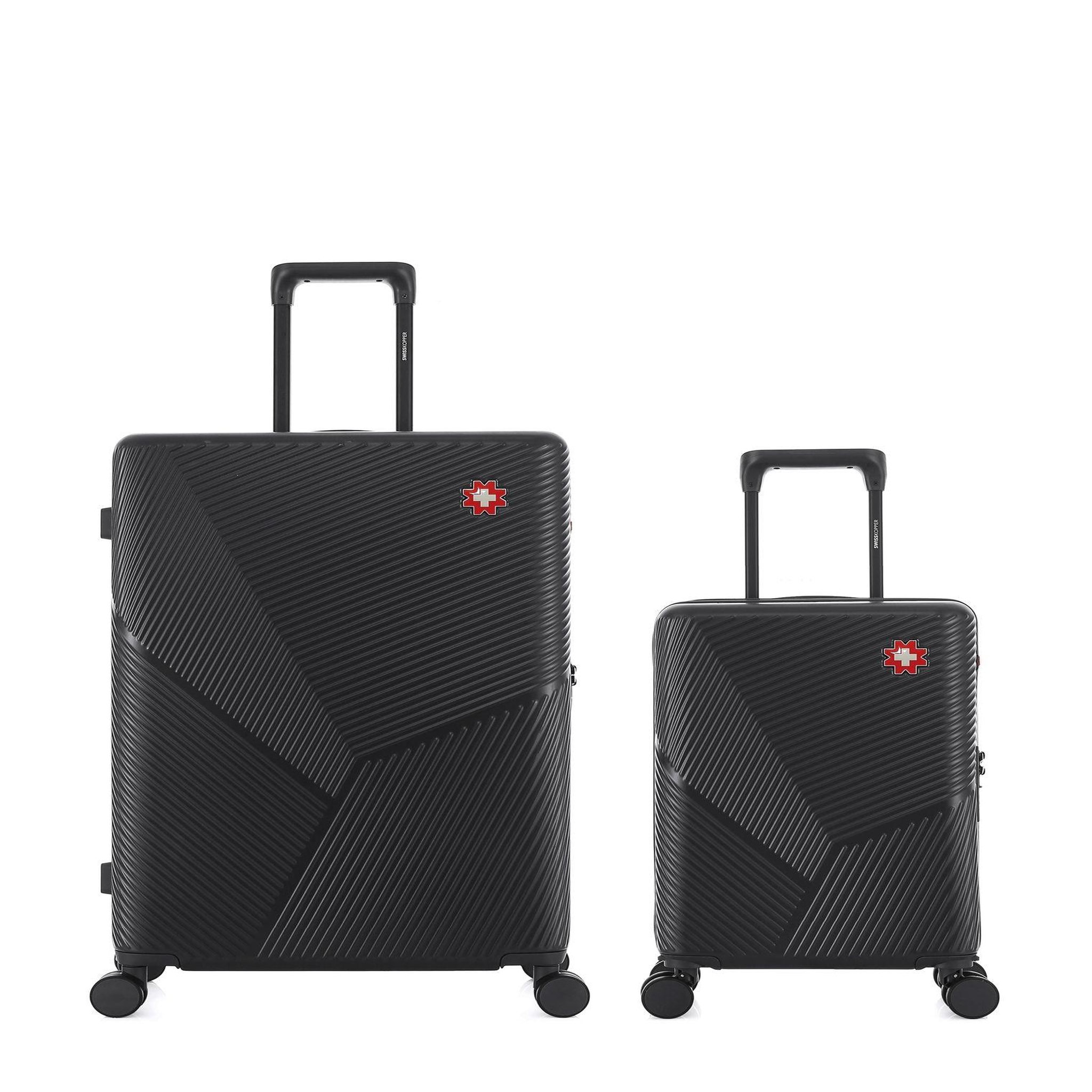 SWISS KOPPER Lot de 2 Valises Rigides Grand Format et Cabine XS FRIBOURG
