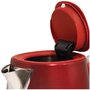Voir la diapositive 5 : BRANDT Bouilloire sans fil 1.7l 2200w rouge/inox - BO1703R