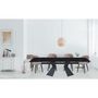 Voir la diapositive 5 : Paris Prix Table à Manger Extensible  Sara  180-260cm Noir