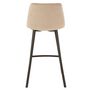 Voir la diapositive 4 : Paris Prix Chaise de Bar Design  Olivier  95cm Beige