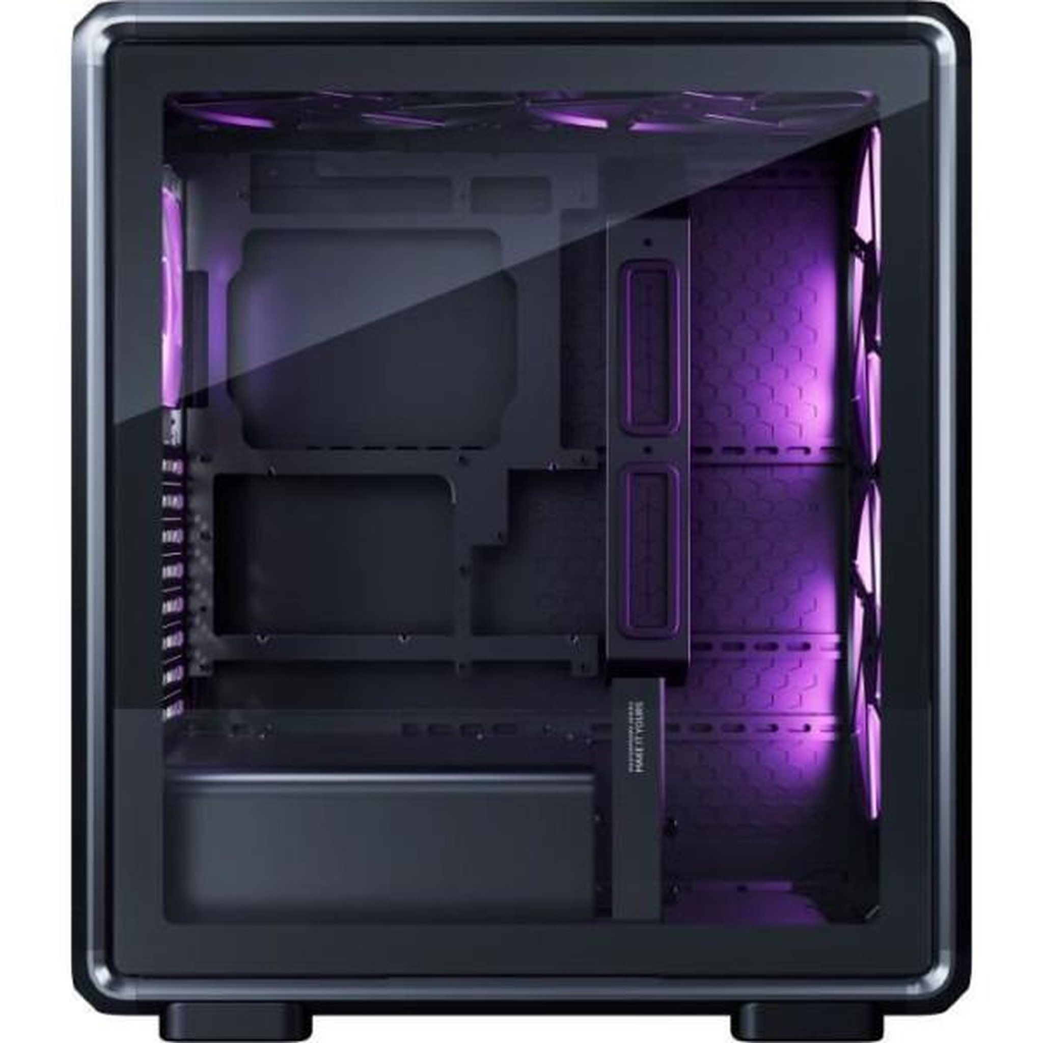Voir la diapositive 2 : Cooler Master COOLER MASTER - MasterFrame 500 Mesh Black ARGB - Boîtier PC - Moyen tour
