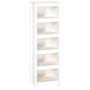Voir la diapositive 2 : VIDAXL Bibliotheque Blanc 50x35x154 cm Bois de pin massif