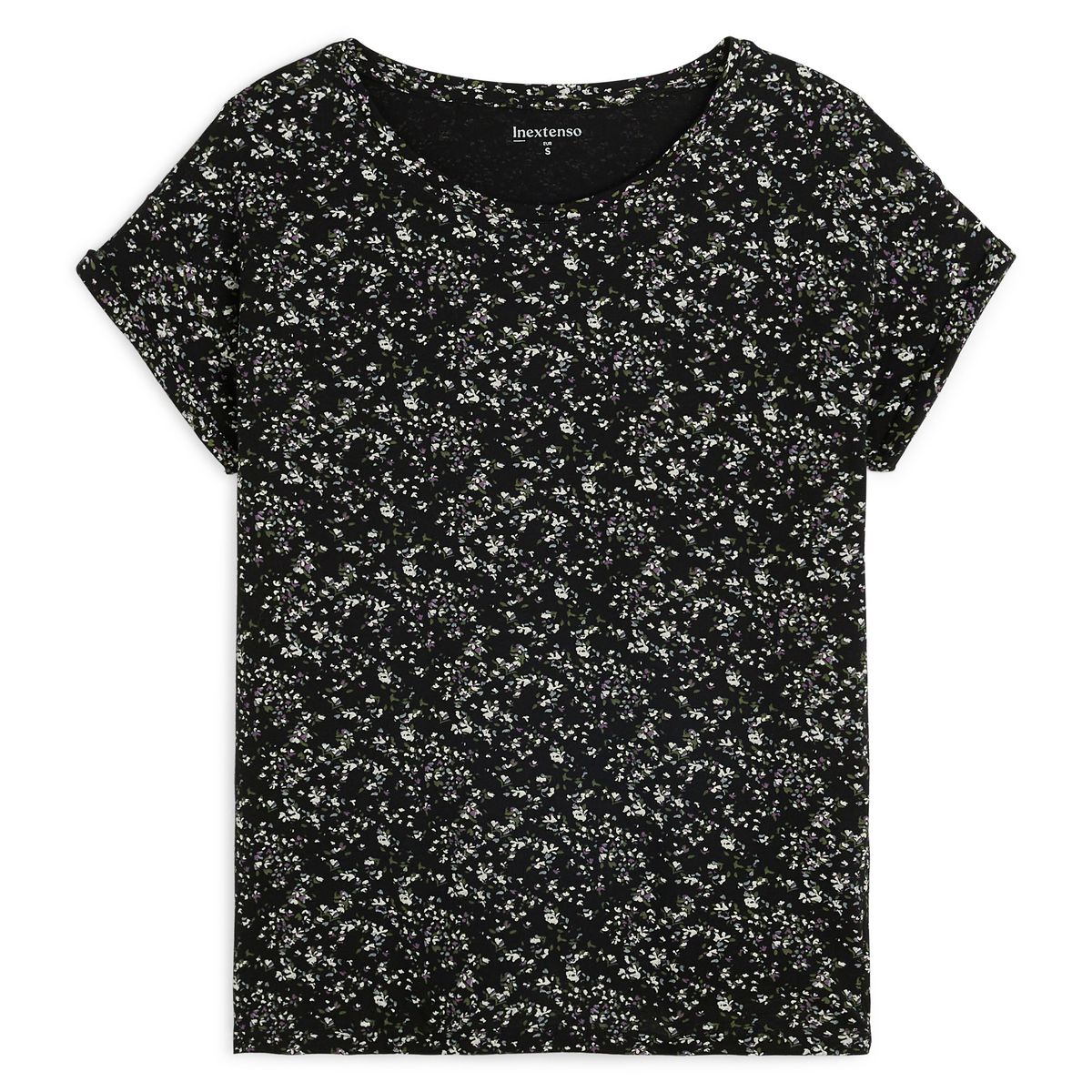 INEXTENSO T-shirt noir femme