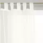 ATMOSPHERA 2 Voilages à pattes effet mat - 140 x 240 cm - Blanc
