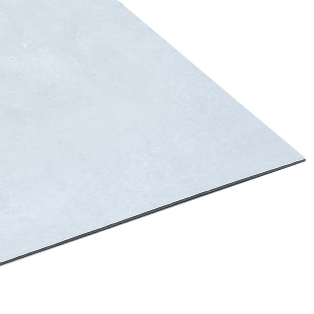 VIDAXL Dalles de plancher autoadhesives 5,11 m^2 PVC blanc marbre
