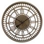 Voir la diapositive 2 : Paris Prix Horloge Murale Vintage  Mécanisme  80cm Marron