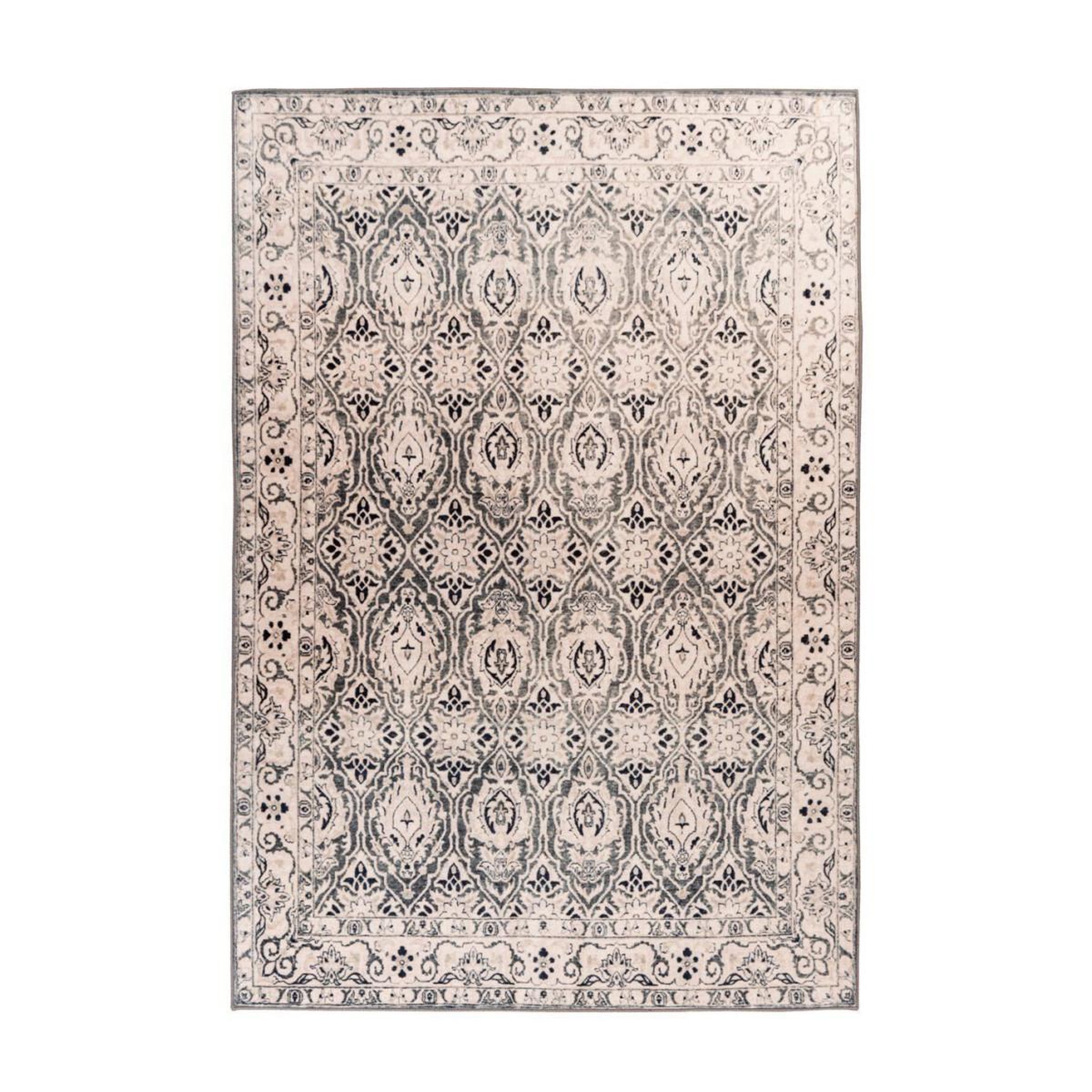 Voir la diapositive 1 : Paris Prix Tapis Tissé Rétro à Poils Ras  Saphira  Beige