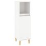 Voir la diapositive 2 : VIDAXL Armoire de salle de bain blanc 30x30x100 cm bois d'ingenierie