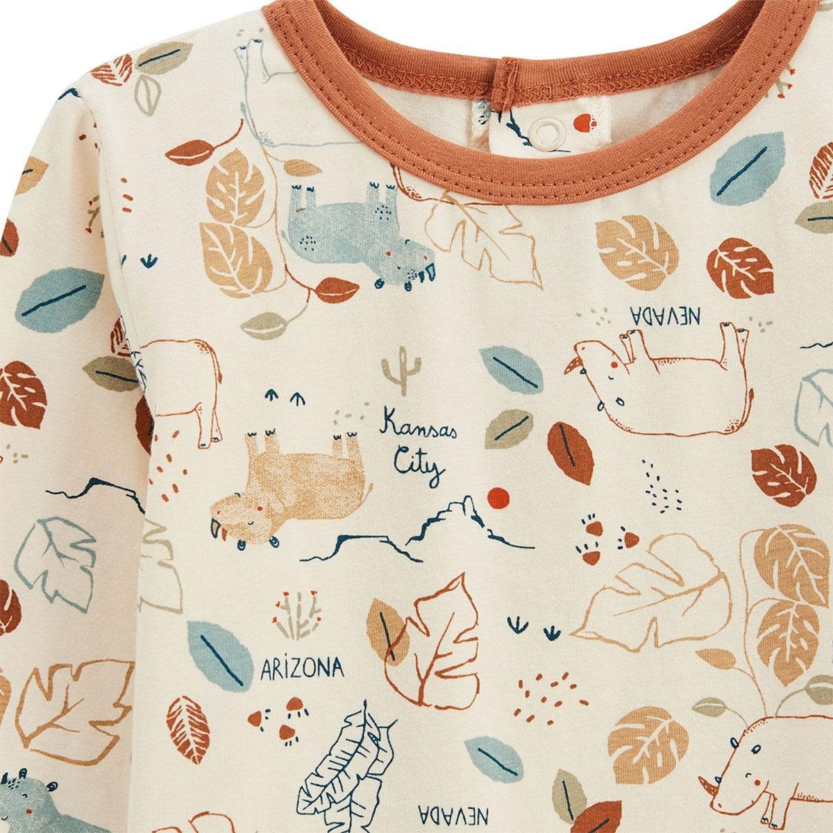 Petit Béguin Lot de 2 pyjamas enfant 2 pièces Kansas City