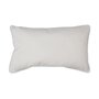 Voir la diapositive 2 : ATMOSPHERA Coussin Déhoussable  Lilou  50x30cm Ivoire