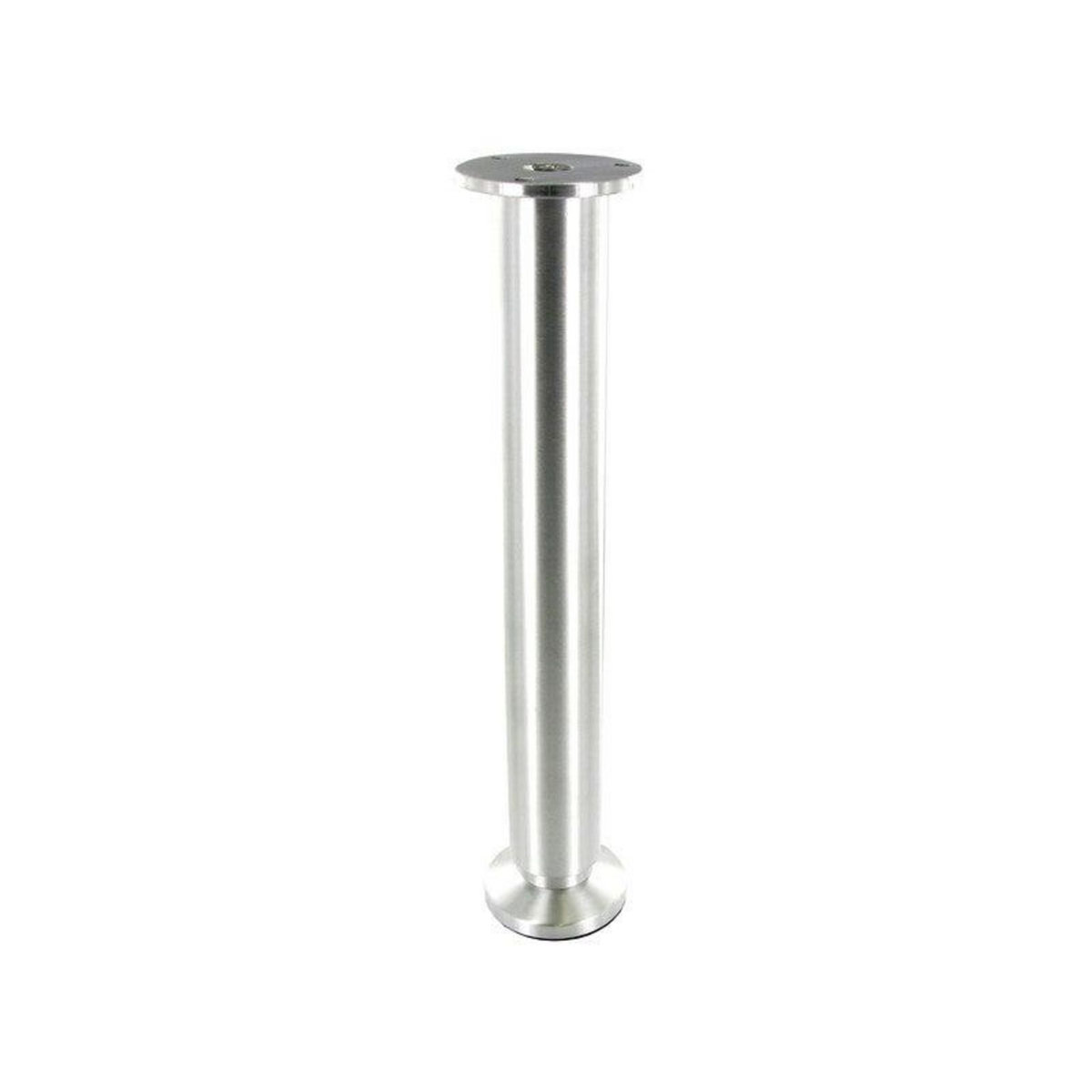 CIME Pied Lit / Sommier Cylindrique Réglable Aluminium Brossé Gris