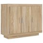 Voir la diapositive 2 : VIDAXL Buffet Chene sonoma 92x35x75 cm Bois d'ingenierie