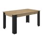 Voir la diapositive 1 : GAMI Table extensible - GAMI - TRUST - Chene / Noir - 8 personnes - 90 x 160 x 77 cm
