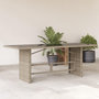 Voir la diapositive 1 : VIDAXL Table de jardin dessus en verre gris clair 190x80x74 cm