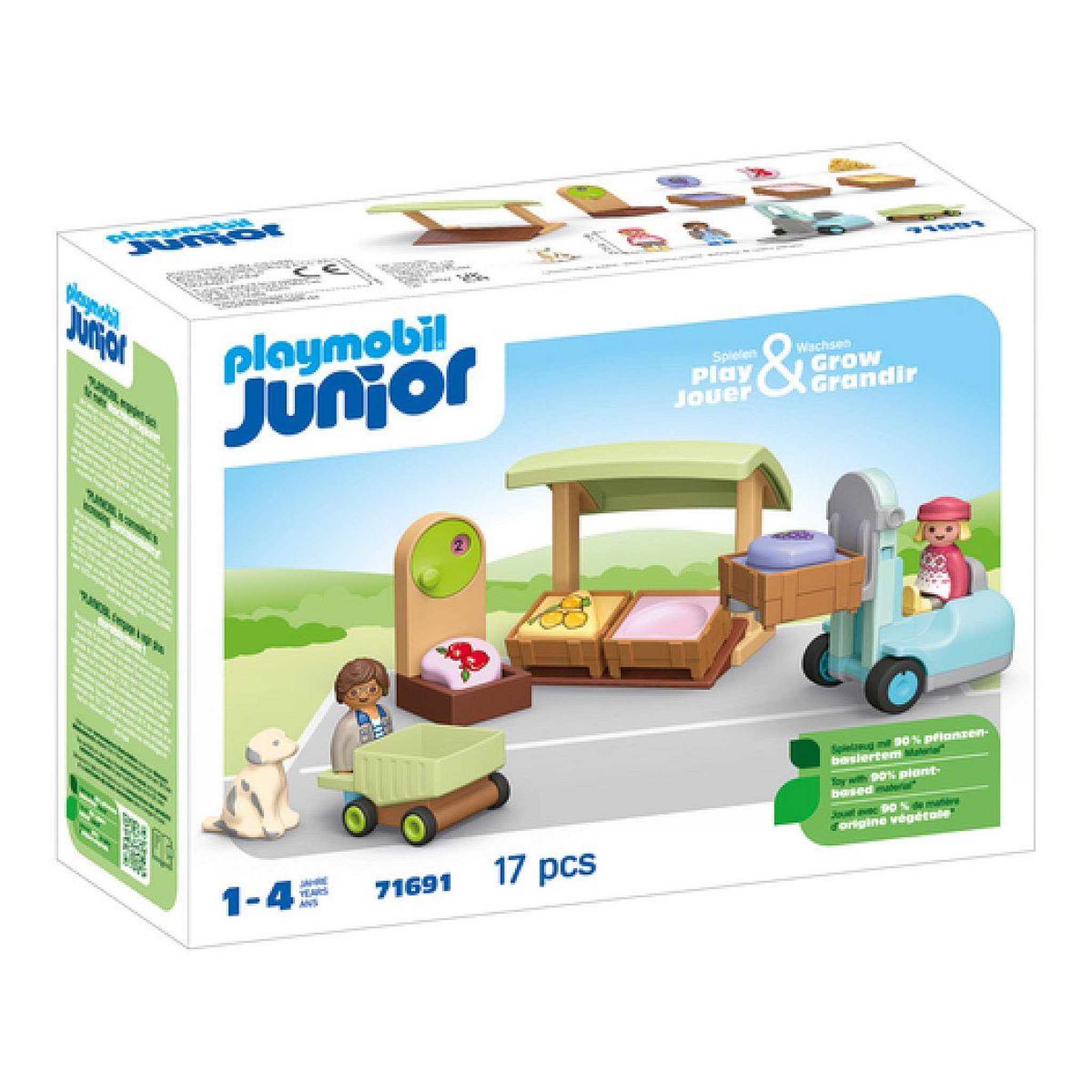 PLAYMOBIL 71691  junior : etal de fruits et légumes bio