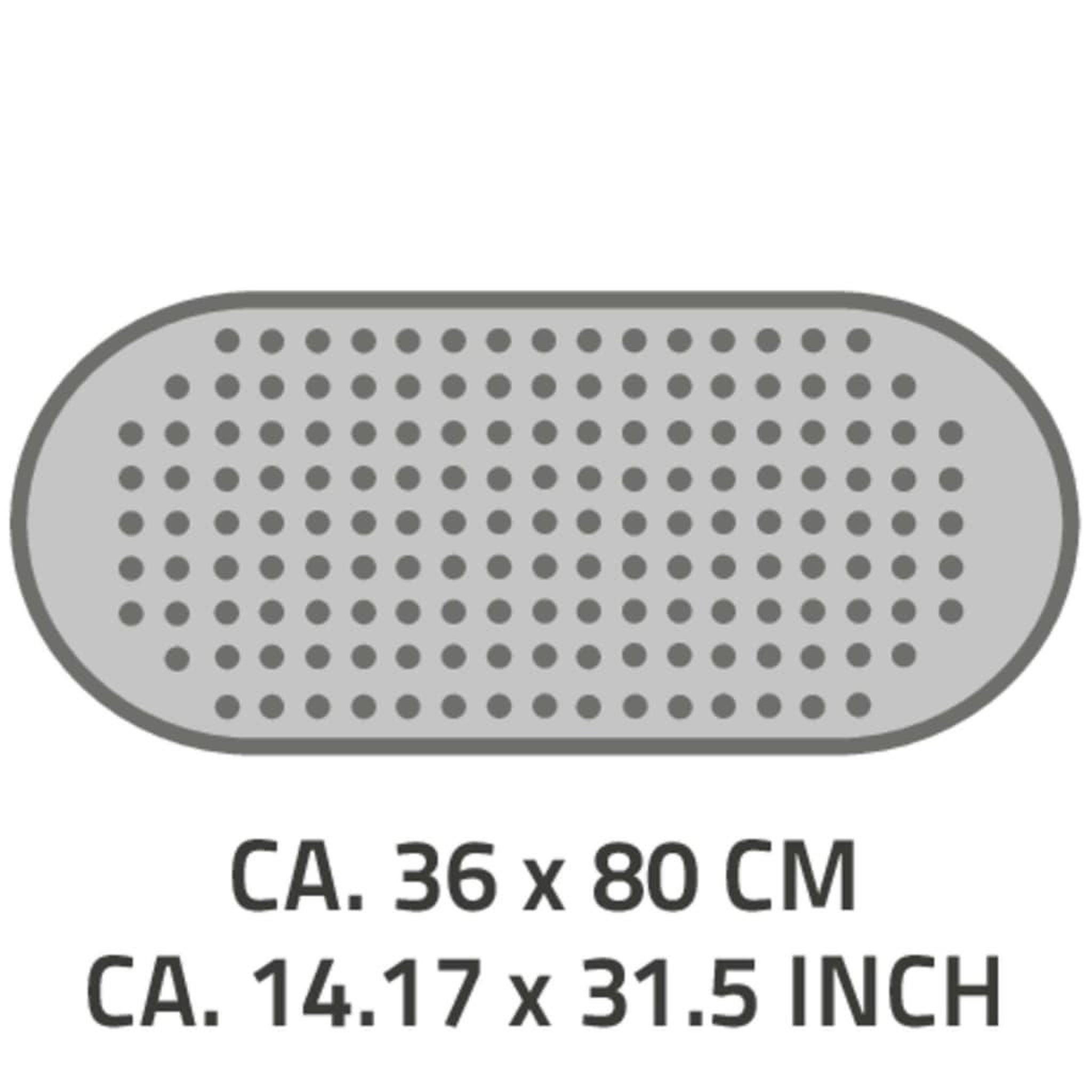 Voir la diapositive 4 : RIDDER RIDDER Tapis antiderapant de bain Action Gris