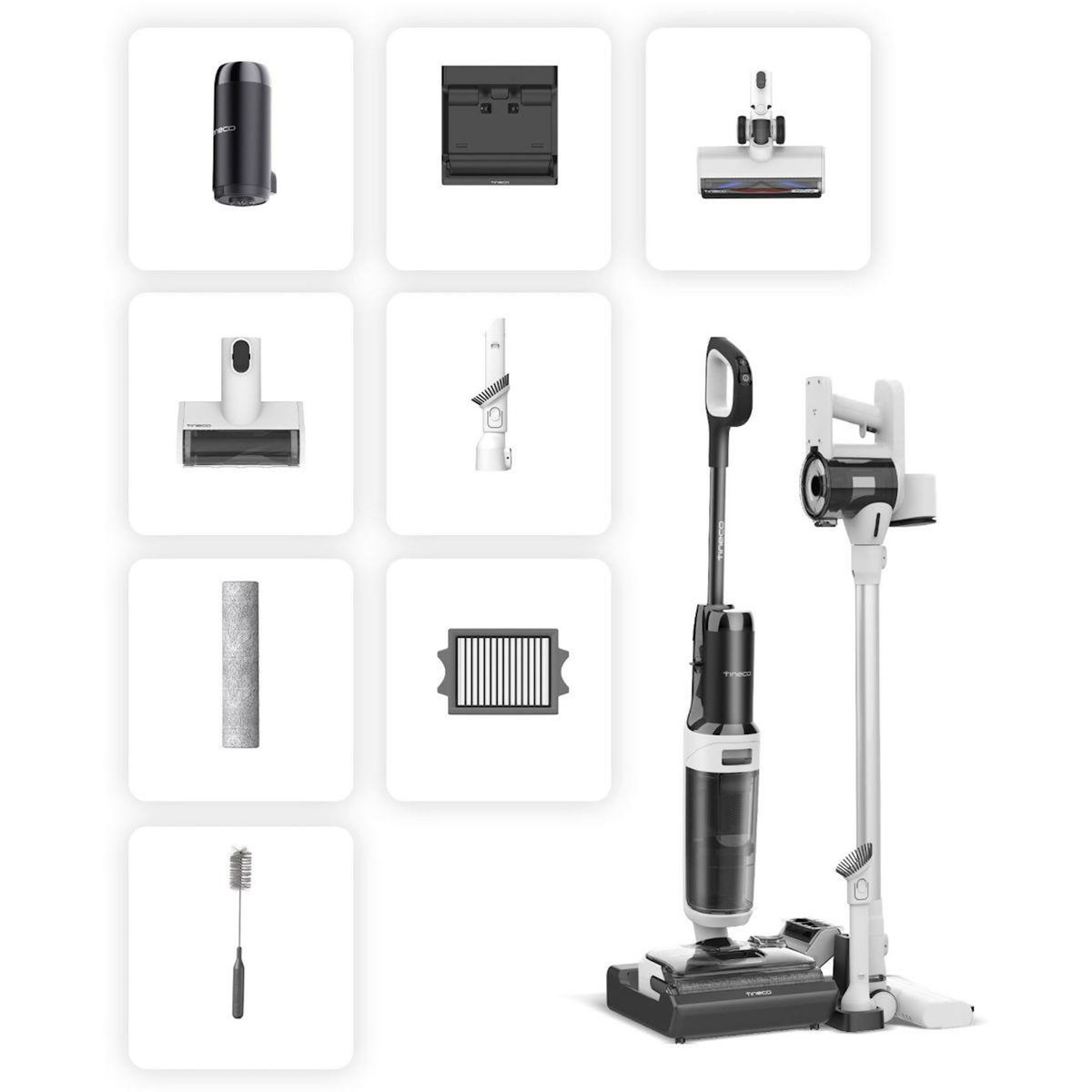 TINECO Aspirateur laveur Floor One S6 Switch Stretch Plus