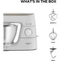Voir la diapositive 4 : KENWOOD Robot pâtissier KVC65.009WH Titanium Chef Baker