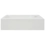 Voir la diapositive 4 : VIDAXL Vasque + trou de robinet Ceramique Blanc 46 x 25,5 x 12 cm