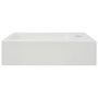 Voir la diapositive 4 : VIDAXL Vasque + trou de robinet Ceramique Blanc 46 x 25,5 x 12 cm