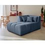 Voir la diapositive 1 : LISA DESIGN Caracas - module d'assise méridienne gauche - en tissu