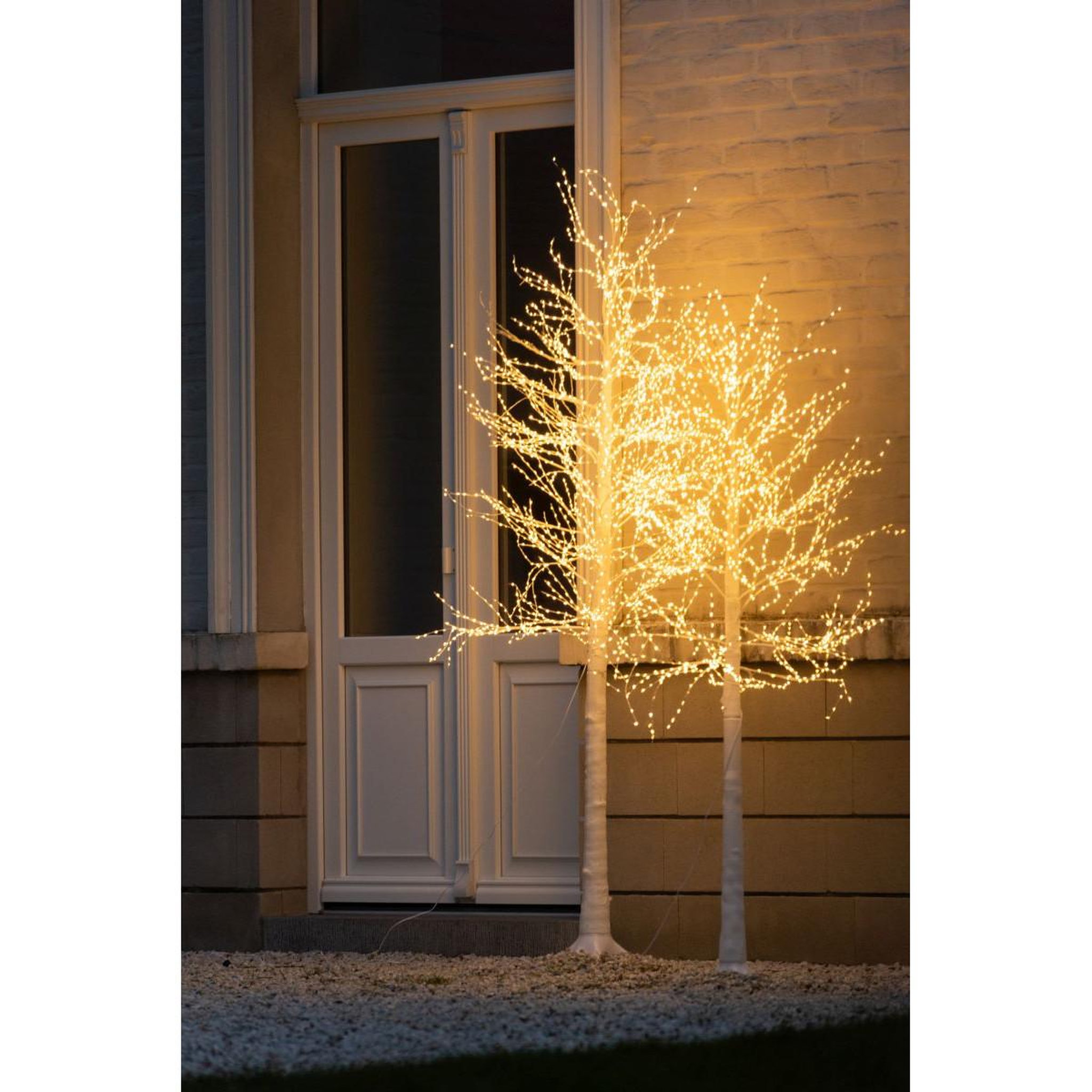 Voir la diapositive 6 : J-LINE Arbre 3000 led  automn  210cm blanc