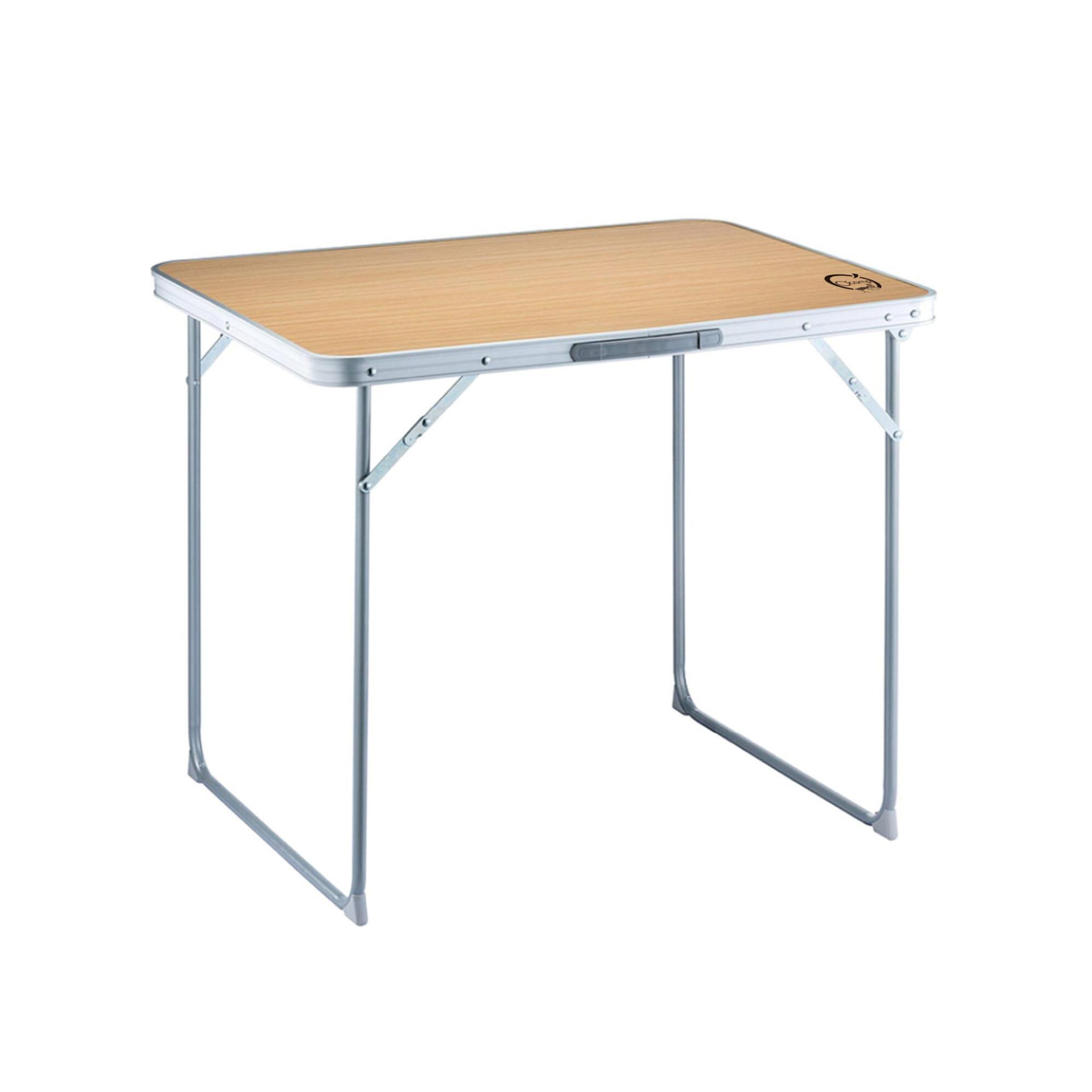 O'Camp Table de camping pliable 4 places - o'camp - forme valise - dimensions : 80 x 60 x 69 cm