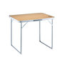 Voir la diapositive 1 : O'Camp Table de camping pliable 4 places - O'Camp - Forme valise - Dimensions : 80 x 60 x 69 cm