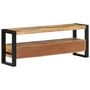 Voir la diapositive 3 : VIDAXL Meuble TV 120x30x45 cm Bois massif de manguier
