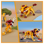 Voir la diapositive 6 : LEGO Creator 31112 - Le lion sauvage 3 en 1
