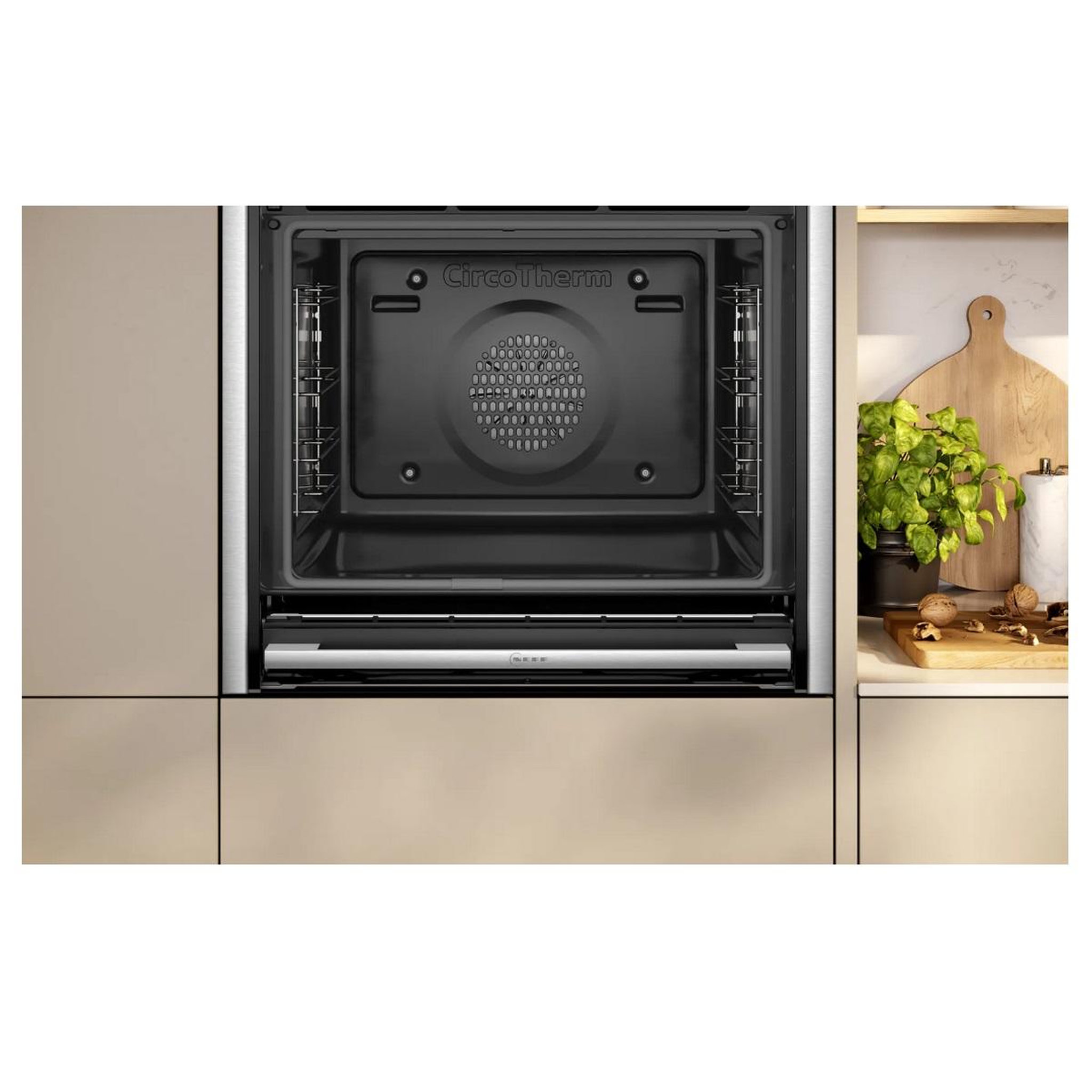 Voir la diapositive 3 : Neff Four intégrable multifonction 71l 60cm pyrolyse noir - b64cs71n0