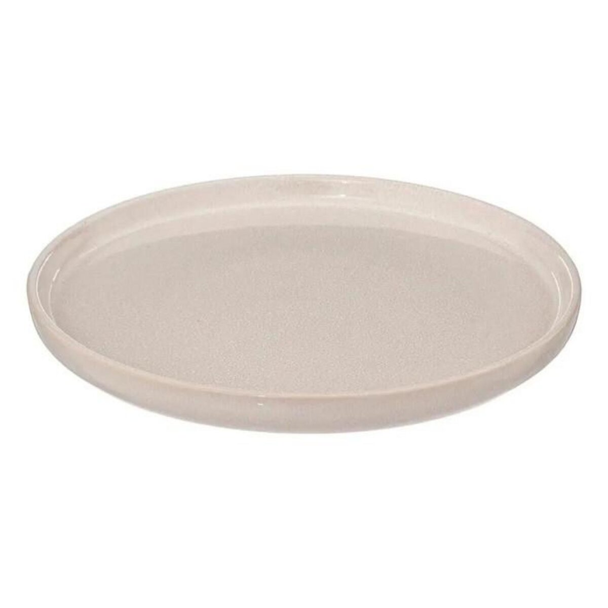SECRET DE GOURMET Lot de 6 Assiettes à Dessert  Terre Inconnue  21cm Beige