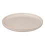 Voir la diapositive 2 : SECRET DE GOURMET Lot de 6 Assiettes à Dessert  Terre Inconnue  21cm Beige