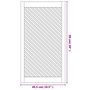 Voir la diapositive 6 : VIDAXL Portes d armoires en treillis 2 pcs 49,5x99 cm pin massif