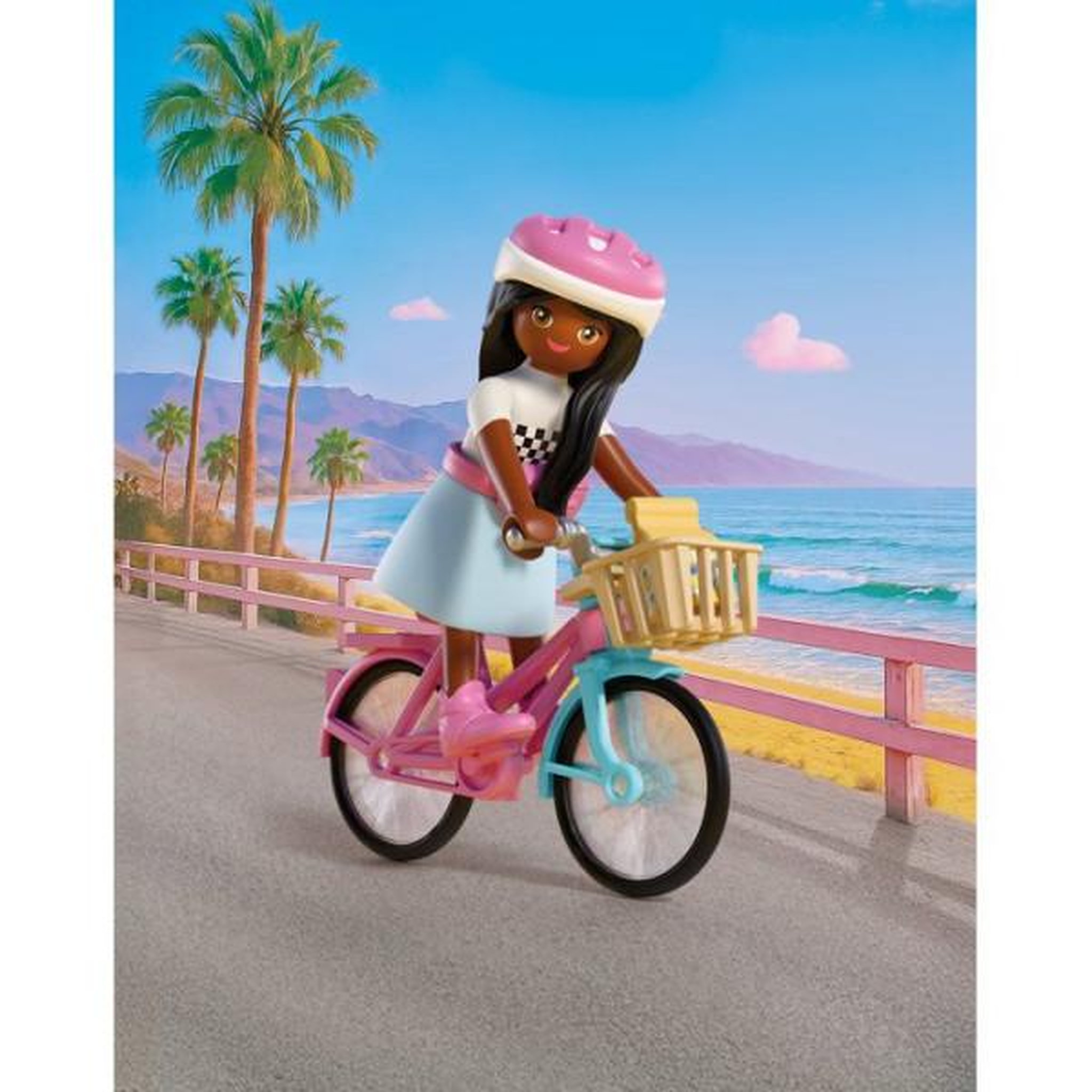 Voir la diapositive 2 : PLAYMOBIL PLAYMOBIL 72125 Barbie Brooklyn et son vélo, 12 pieces, Des 4 ans