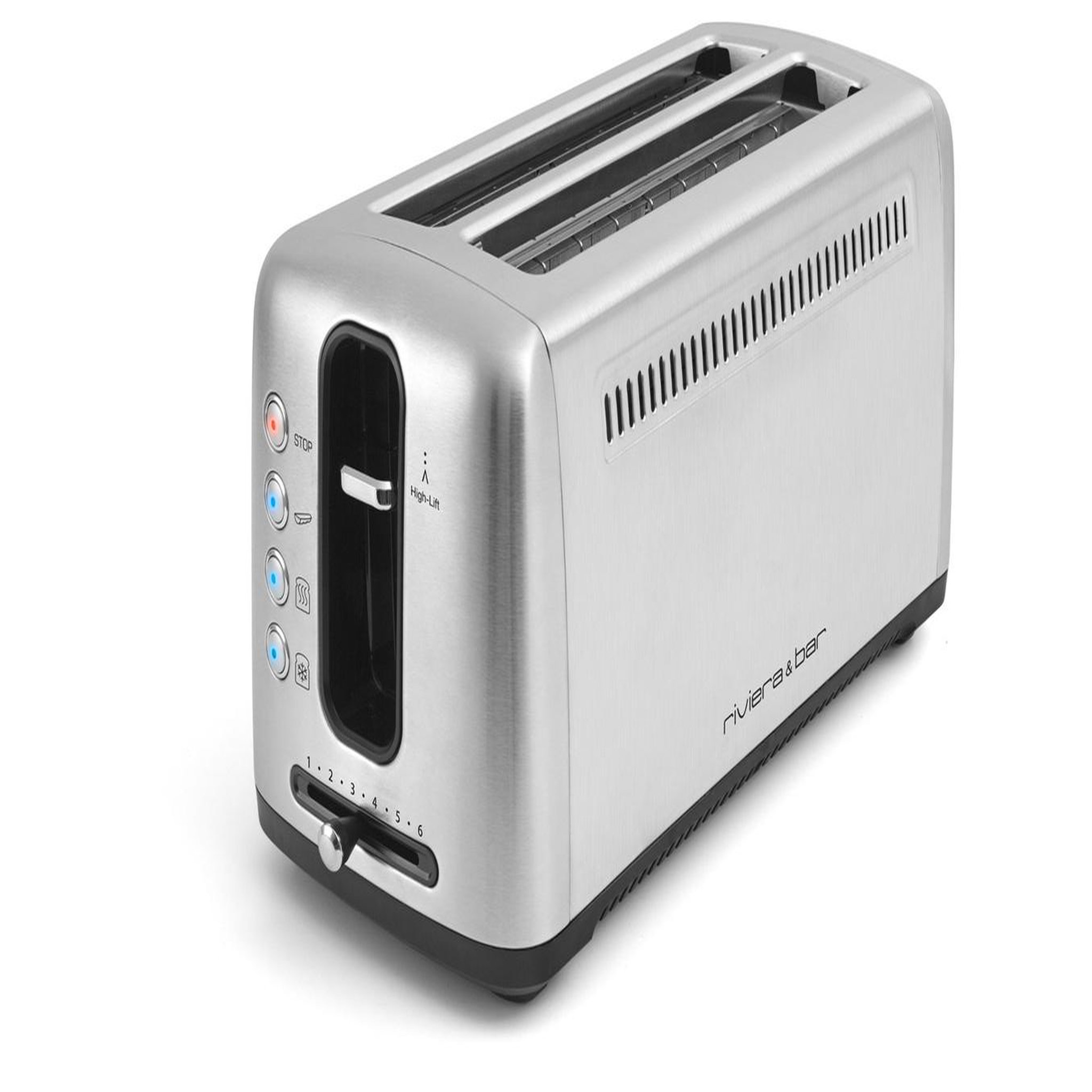 Riviera & Bar Grille-pain 2 fentes 1500w inox - gp540a