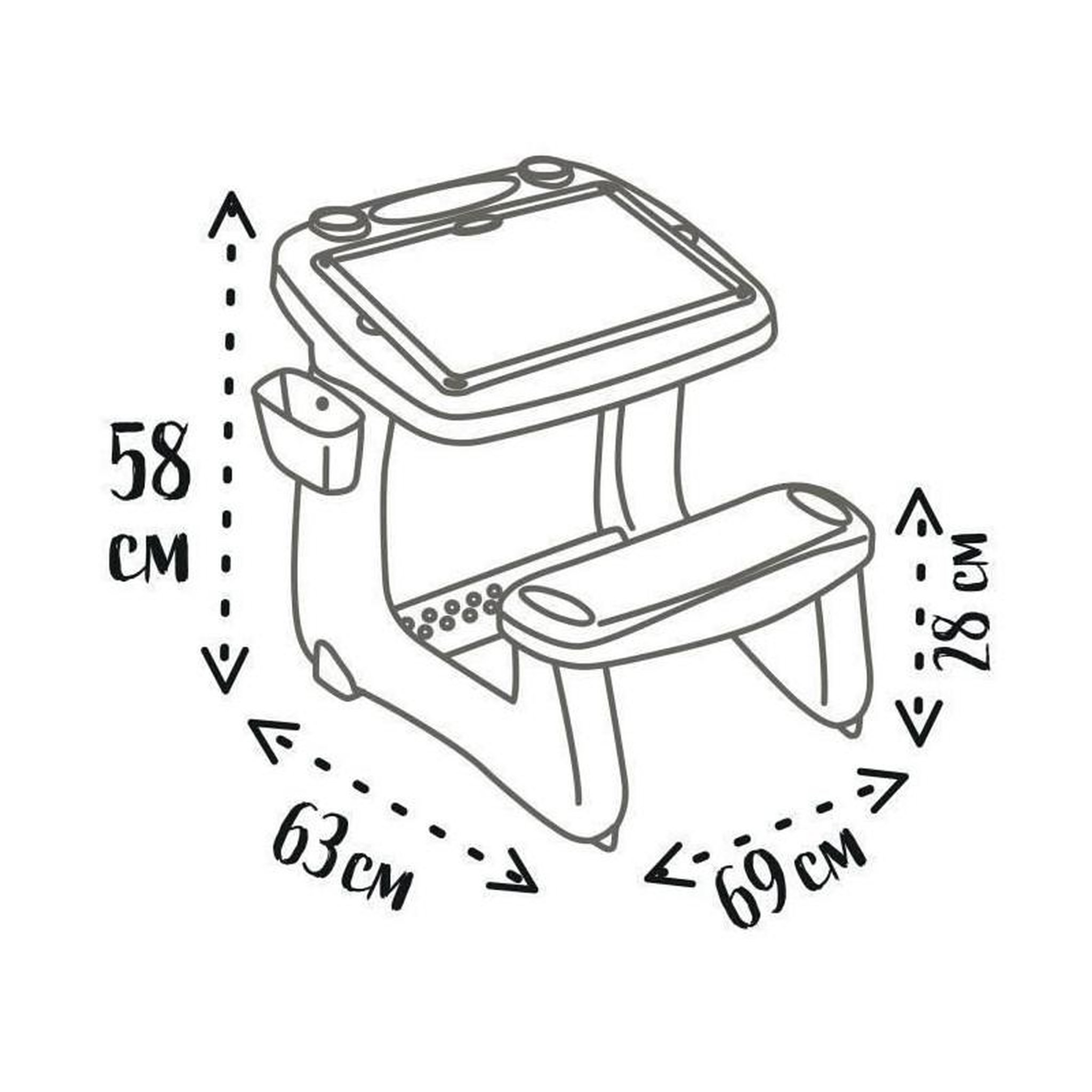 Voir la diapositive 6 : SMOBY Smoby - Bureau Petit Ecolier - 80 Accessoires Inclus - Des 3 ans