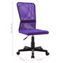 Voir la diapositive 6 : VIDAXL Chaise de bureau Violet 44x52x100 cm Tissu en maille