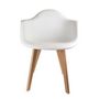 Voir la diapositive 2 : Paris Prix Lot de 2 Chaises Scandinave Enfant  Coque  42cm Blanc